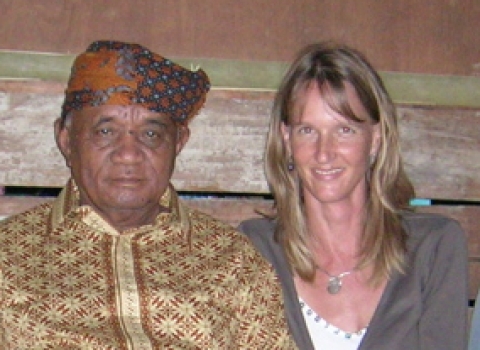 With my Kempo Manggarai father, Tua Golo Beo Tado.