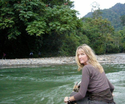 On a river in norther Sumatera, Indonesia.